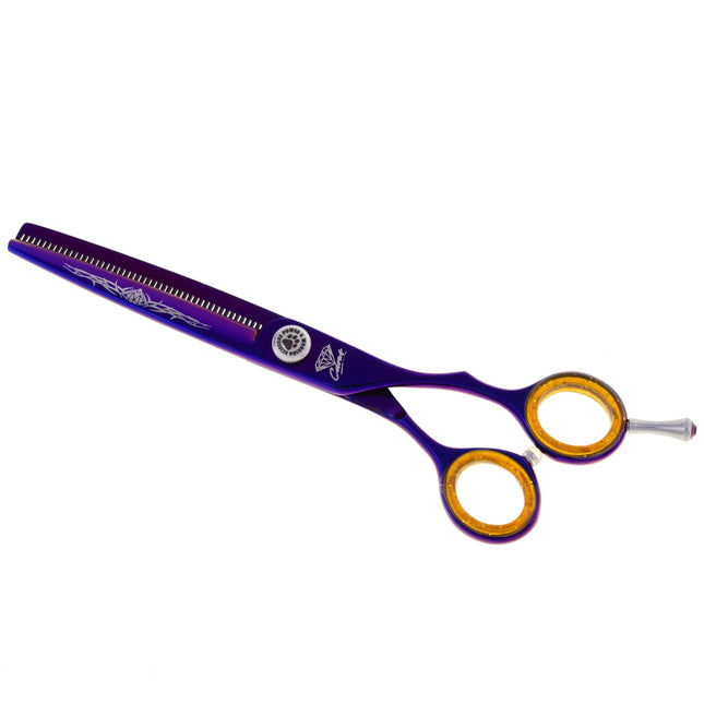 P&W Carat Thinning Scissors - single-sided thinning shears, 46 teeth