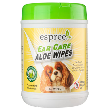 Espree Ear Care Aloe Wipes 60 pcs - dog ear cleaning wipes