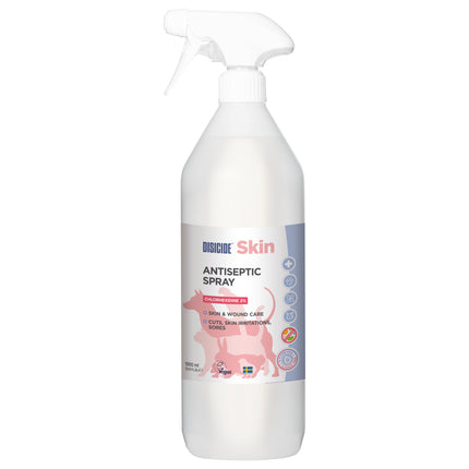 Disicide Skin Chlorhexidine 2% Spray - antiseptic preparation for disinfecting animal skin, in spray form