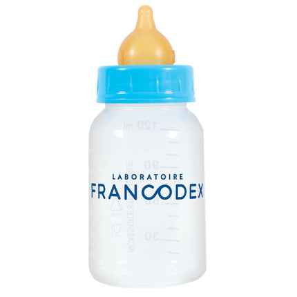 Francodex Bottle for Puppies/Kittens - feeding bottle for puppies and kittens, set with two nipples