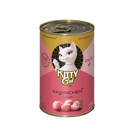 Kitty Cat Rabbit Pâté - Grain-Free Wet Food, Pâté for Cats, with Rabbit