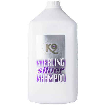 K9 Horse Sterling Silver Shampoo - shampoo for white and silver horse coats, concentrate 1:10