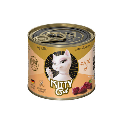 Kitty Cat Venison Pâté - grain-free wet food, pâté for cats, with venison