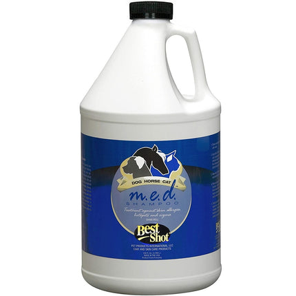 Best Shot M.E.D. Shampoo - herbal therapeutic shampoo for problem skin, for dogs, cats, horses, concentrate 1:10