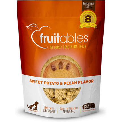 Fruitables Sweet Potato & Pecan Treats - sweet potato cookies for dogs, flavored with pecans