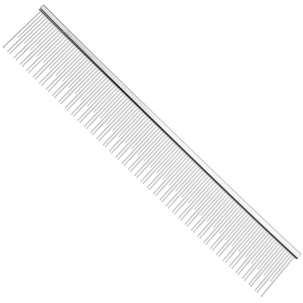 Chris Christensen Buttercomb #507 Jill Dual Tooth - sturdy, metal comb with mixed tooth lengths