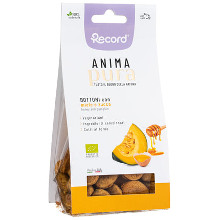 Anima Pura Vegetarian - vegetarian treats for dogs, pumpkin, honey, and eggs