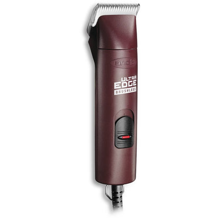 Andis AGCB Super Brushless - quiet, professional clipper with a brushless motor, blade, and attachment set - Burgundy