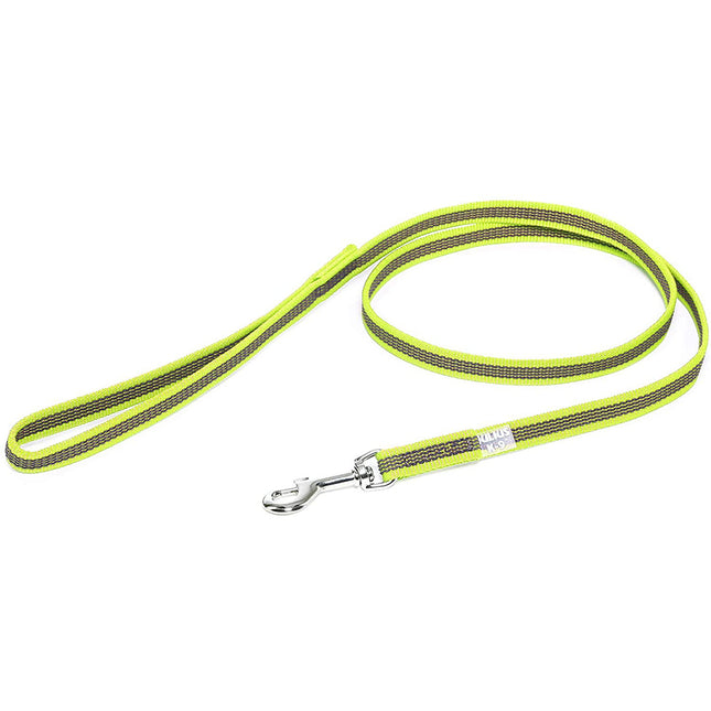 Julius K9 Color & Supergrip Leash With Handle Neon - dog leash, non-slip, neon yellow