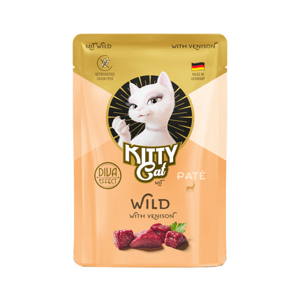 Kitty Cat Venison Pâté - grain-free wet food for cats, with game, pâté