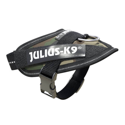 Julius - K9 IDC Powerharness Camouflage - high-quality harness for dogs in camouflage/khaki color