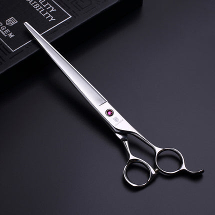 Jargem Straight Scissors - lightweight straight grooming scissors with a diamond tip