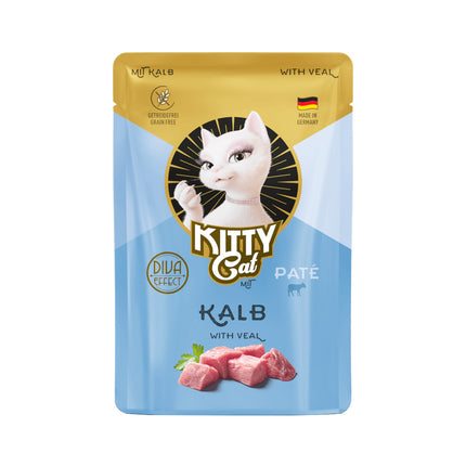 Kitty Cat Veal Pâté - grain-free wet food, pâté for cats, with veal