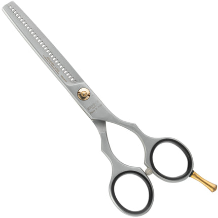 Henbor Superior Golden Line Thinner - single-sided thinning shears with a matte finish, 30 teeth