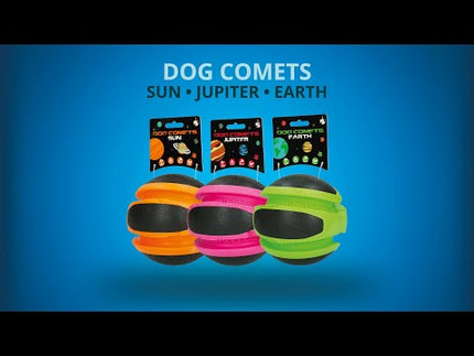 Dog Comets Jupiter - large ball for dogs, with grooves