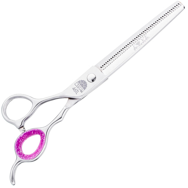 Kenchii Love Left Blenders - grooming thinning shears for left-handed users, 46 teeth with micro-serration