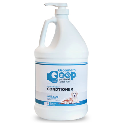 Groomer's Goop Glossy Coat Conditioner - moisturizing conditioner for dogs and cats, for oily fur