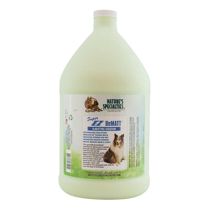 Nature's Specialties EZ DeMATT - detangling conditioner that facilitates combing and removes undercoat, concentrate 1:12