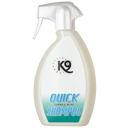 K9 Quick Shampoo - dry shampoo for horses, with soothing aloe vera