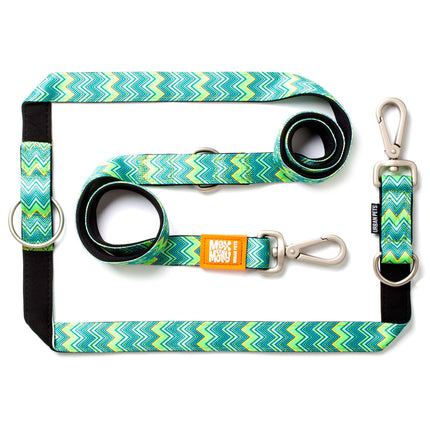 Max&Molly Multi-Leash Vintage - Adjustable Leash for Dogs, Interesting Pattern, 200cm