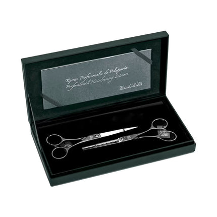 Artero Symetric Set 5.5 - set of scissors and thinning shears with a colorful handle