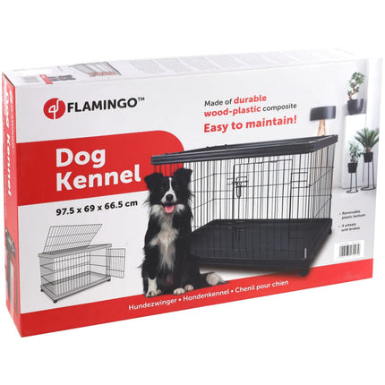 Flamingo Kennel Pasy - kennel cage on wheels