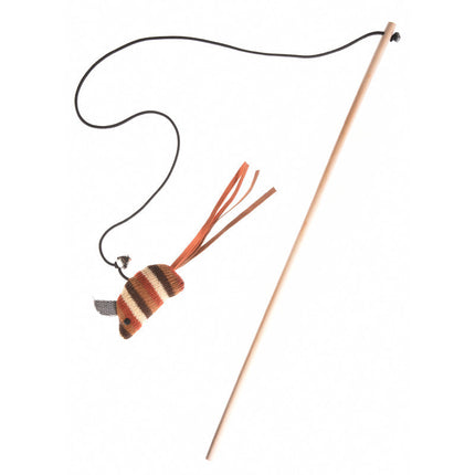 Cat&Rina Cat Mouse Stick - Cat Wand with Bell