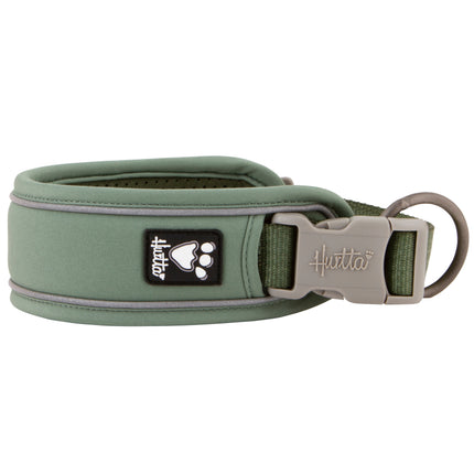 Hurtta Weekend Warrior Collar Eco Hedge - waterproof dog collar made from recycled materials - 55 - 65cm