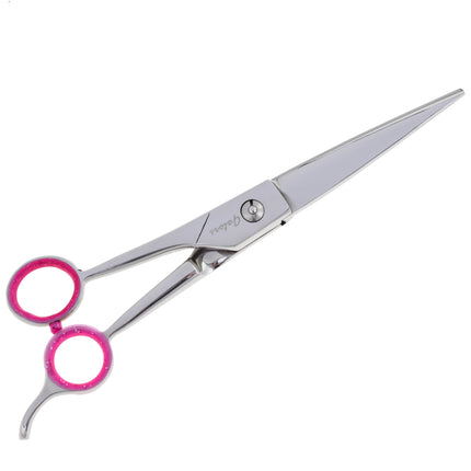 Geib Gator Left Straight Scissors - straight grooming scissors, made of Japanese stainless steel, left-handed