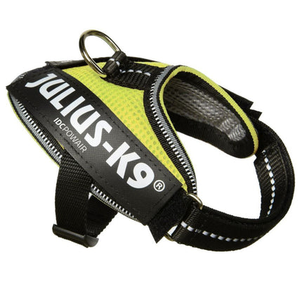 Julius K9 IDC Powair Harness Neon - lightweight and breathable dog harness, neon yellow