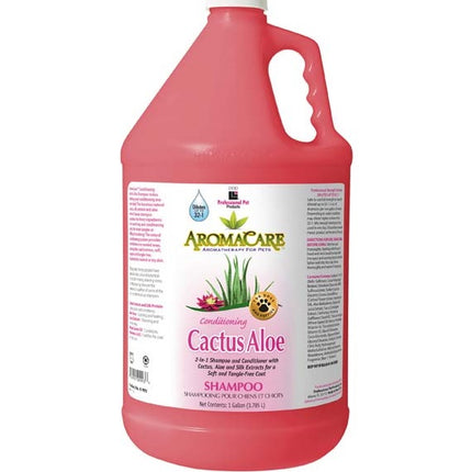 PPP AromaCare Cactus Aloe 2in1 Shampoo - moisturizing cactus shampoo and conditioner for dogs, concentrate 1:32