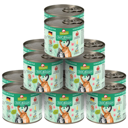 GranataPet DeliCatessen Venison Pur - grain-free wet food for cats, venison