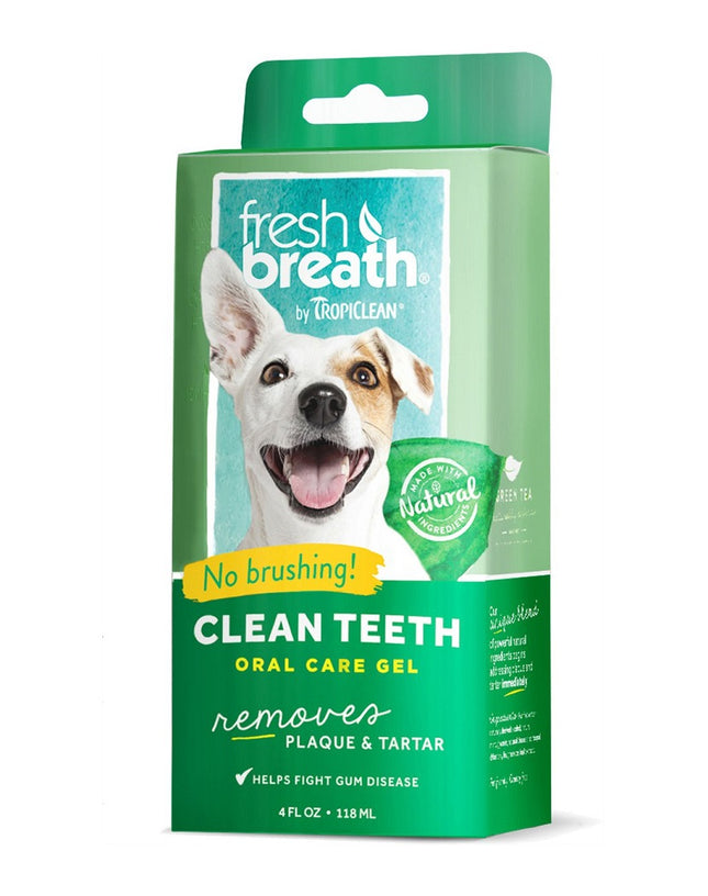 Tropiclean Fresh Breath Clean Teeth Gel - oral hygiene gel for dogs and cats