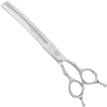 Artero Slalom Curved Chunkers - sturdy curved thinning shears made of Japanese VG1 steel, 24 teeth