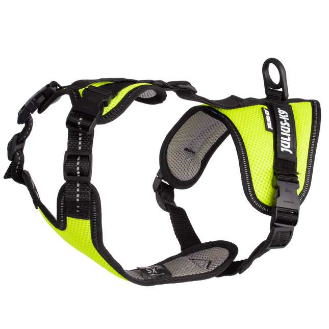 Julius - K9 Mantrailing Air Mesh Harness - breathable tracking harness for dogs, neon