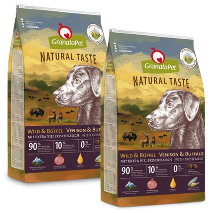 GranataPet Natural Taste Venison & Buffalo - grain-free dog food, venison and buffalo