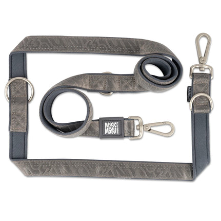 Max&Molly Multi Function Leash Matrix 2.0 Stone - adjustable reflective dog leash