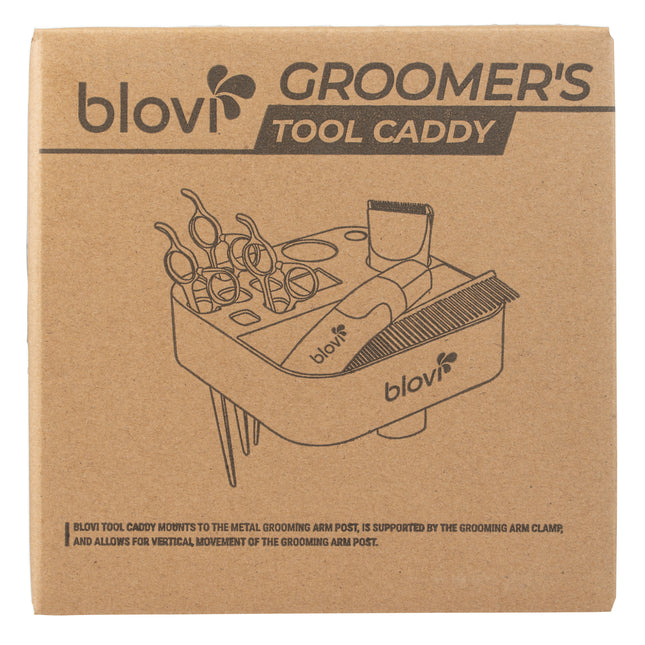 Blovi Tool Caddy - grooming tool organizer mounted on a pole