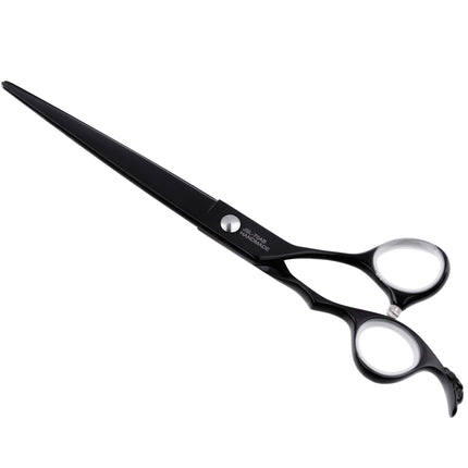 Jargem Skull Scissors - straight grooming scissors with coating and decorative handle