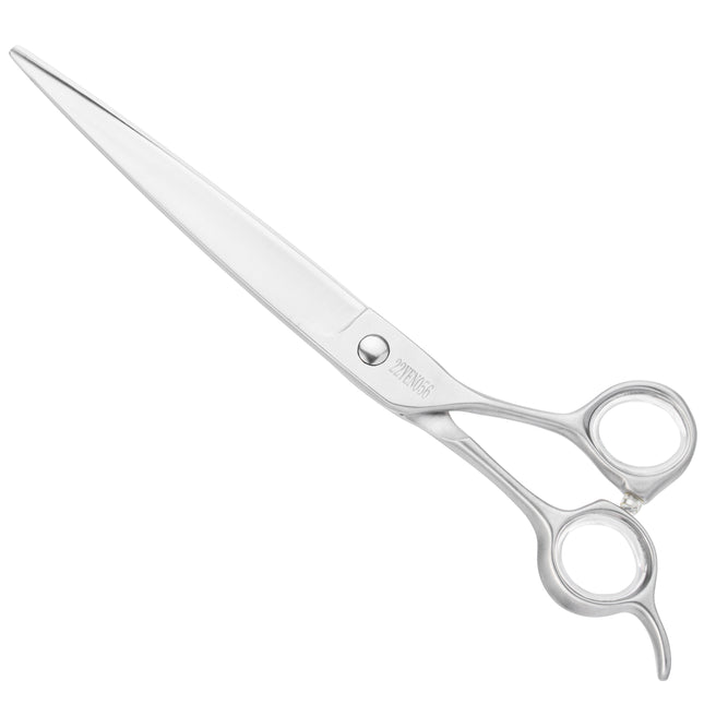 Yento Ergo Line Wide Blade Scissors - professional straight scissors with wide blades, Hitachi Japanese steel