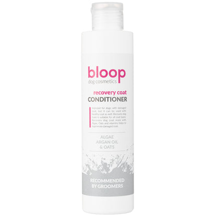 Bloop Recovery Coat Conditioner - regenerating conditioner for dogs with algae, argan oil, and oat seed extract