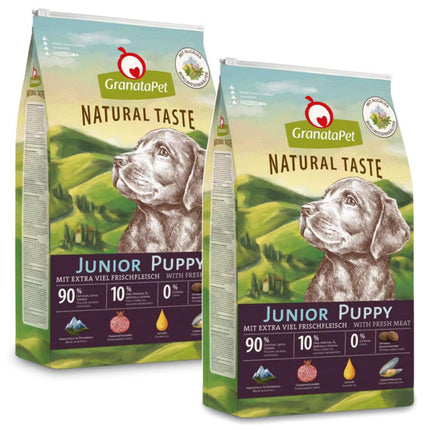 GranataPet Natural Taste Junior/Puppy Poultry & - grain-free puppy food with poultry and salmon