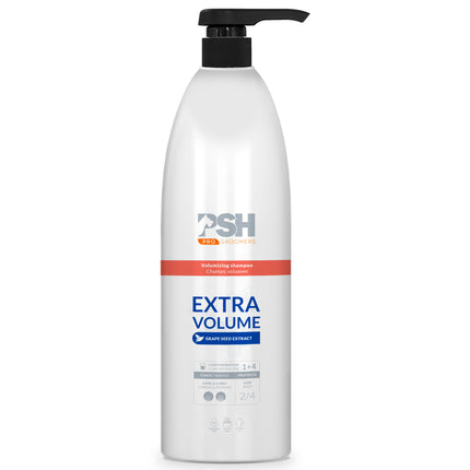 PSH Pro Extra Volume Shampoo - pet and cat fur volumizing shampoo, concentrate 1:4