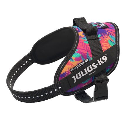 Julius - K9 IDC Powerharness Vibe - dog harness with reflectors, palm pattern - Mini - Mini