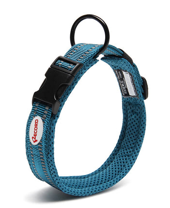 Record Action Ande Collar - high-quality, reflective collar for dogs, turquoise