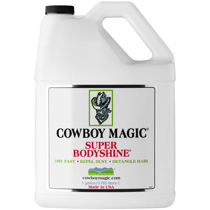 Cowboy Magic Super Bodyshine - highly shining coat conditioner for dogs and horses, repels dust