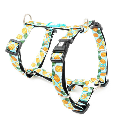 Max&Molly H - Pineapple Harness - colorful harnesses for dogs and puppies, adjustable