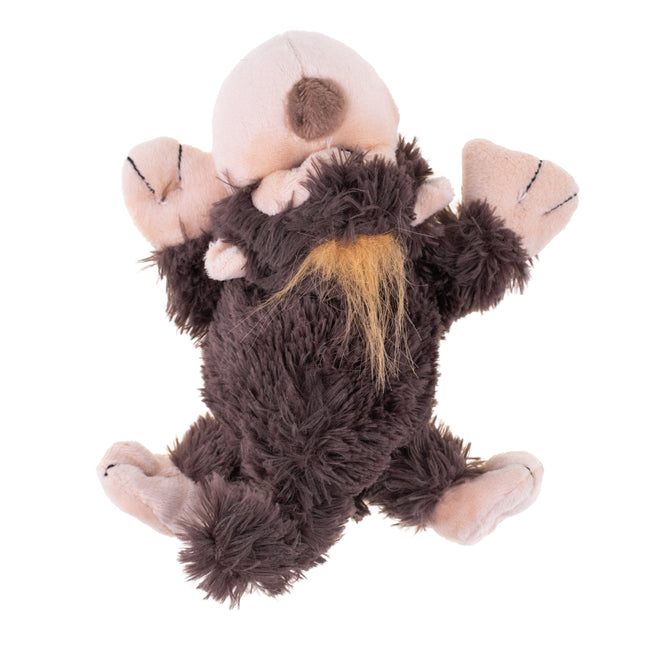 KONG Cozie Naturals Monkey - durable plush toy for dogs, monkey with squeaker