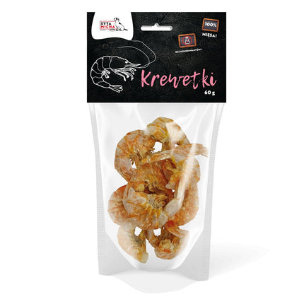 Syta Micha Dried Shrimp - natural, low-calorie snack for dogs