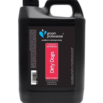 Groom Professional Dirty Dogs - deep cleaning shampoo for dogs with heavily soiled fur, concentrate 1:20